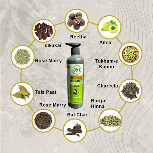 Rivaaj Organic Hair Oil+Shampoo